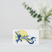 Fußball summerscene visitenkarte (Stehend Vorderseite)