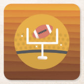 Fußball Super Fan Game Day Rechteckiger Pappuntersetzer (Vorderseite)