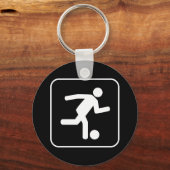 Fußball-Symbol Schlüsselanhänger (Vorderseite)