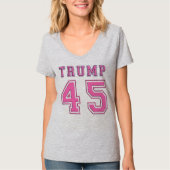 Fußball-T - Shirt Donald- Trump45. (Vorderseite)