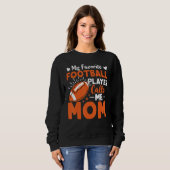 Fußball-T-Shirt-Mama Sweatshirt (Vorne ganz)