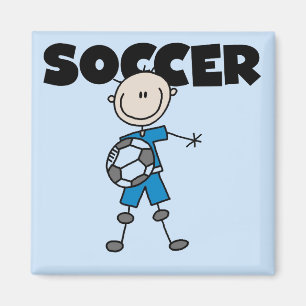 FUSSBALL T-Shirts und Geschenke Magnet