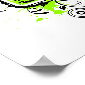 Fußball-T-Shirts und -Geschenke Poster (Ecke)