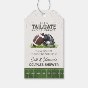 Fußball Tailgate & Celebrate Paare Dusche Geschenkanhänger