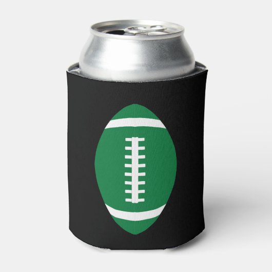 Fußball Tailgate Green Football Team Sportfans Dosenkühler (Kanne Vorderseite)