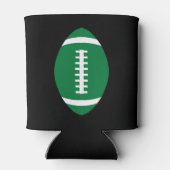 Fußball Tailgate Green Football Team Sportfans Dosenkühler (Rückseite)