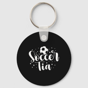 Fußball-Tante eines Fußballspielers Tia Fußball Ta Schlüsselanhänger