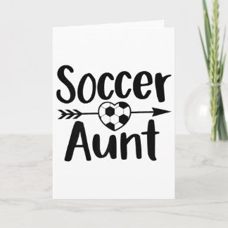Fussball Tante Herz Sportliebhaber Tante Muttertag Karte