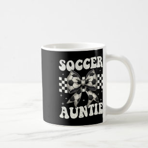 Fußball-Tante Lustige Kokette Schleife Fußball-Tan Kaffeetasse