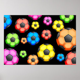 Fußball-Tapete Poster