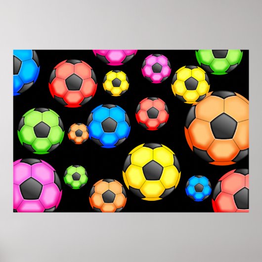 Fußball-Tapete Poster (Vorne)