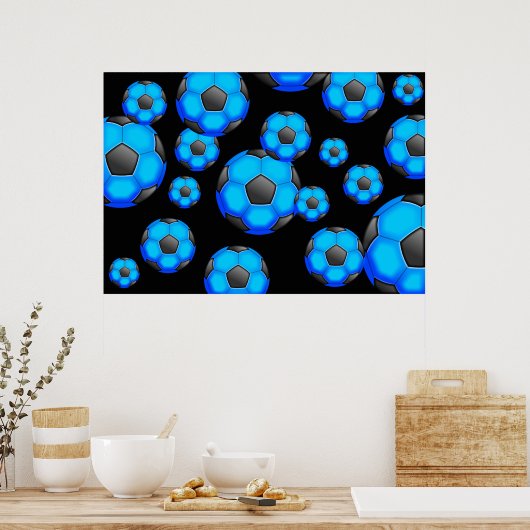 Fußball-Tapete Poster (Küche)