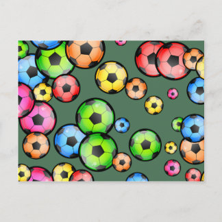 Fußball-Tapete Postkarte