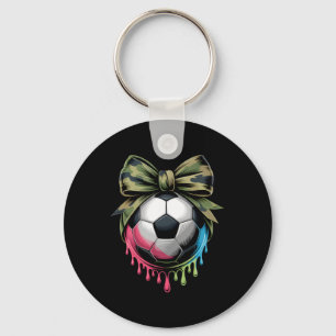 Fußball-Tarn-Bogen-Koketterie-Militär-Sport-Dri Schlüsselanhänger