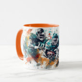 Fußball Tasse (Vorderseite Links)
