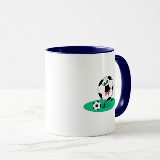 Fußball Tasse (VorderseiteRechts)