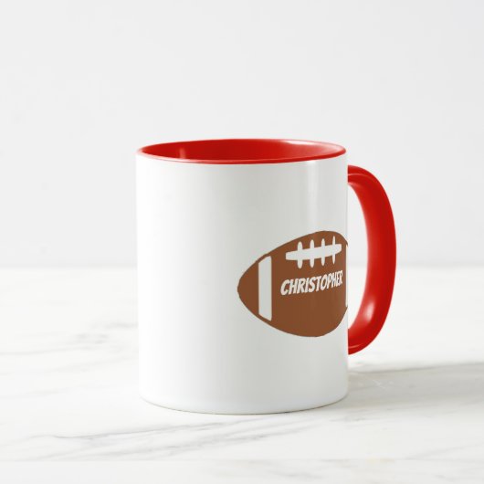 Fußball Tasse (VorderseiteRechts)