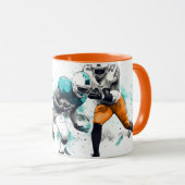 Fußball Tasse (VorderseiteRechts)