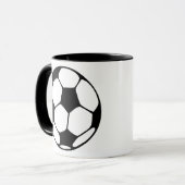 Fußball Tasse (Vorderseite Links)