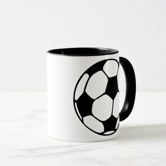 Fußball Tasse (VorderseiteRechts)