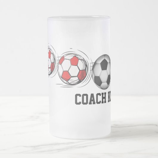 Fußball-Tasse durch den SRF Mattglas Bierglas (Mittel)