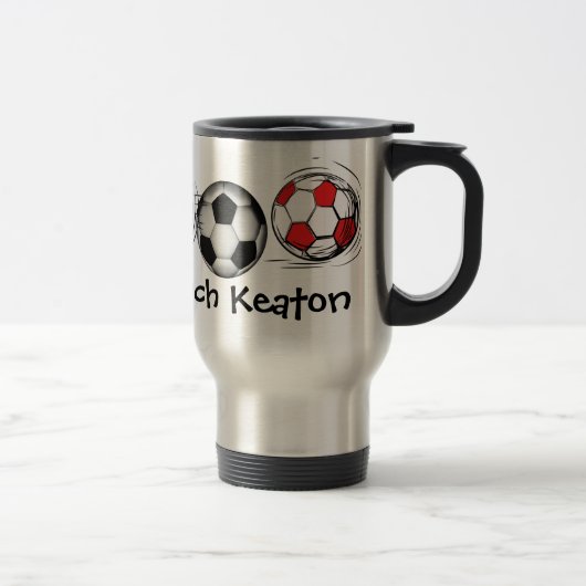 Fußball-Tasse durch den SRF Reisebecher (Rechts)