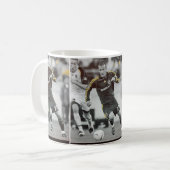 Fußball-Tasse für Fußballfans Kaffeetasse (Vorderseite Links)