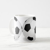 Fußball-Tasse Kaffeetasse (Vorderseite Links)