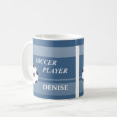 Fußball-Tasse Kaffeetasse (Vorderseite Links)