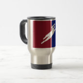 Fußball-Tasse Reisebecher (Vorderseite Links)