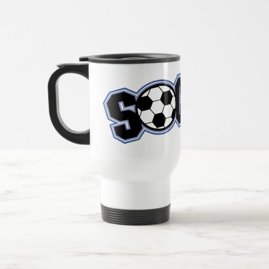 Fußball-Tasse Reisebecher (Links)