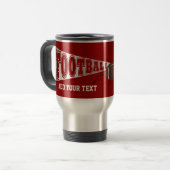 FUSSBALL Tasse rot und weiß - SRF (Vorderseite Links)