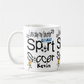 Fußball-Tasse Sport Kaffeetasse (Links)