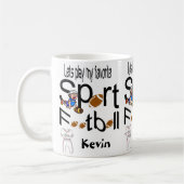 Fußball-Tasse Sport Kaffeetasse (Links)