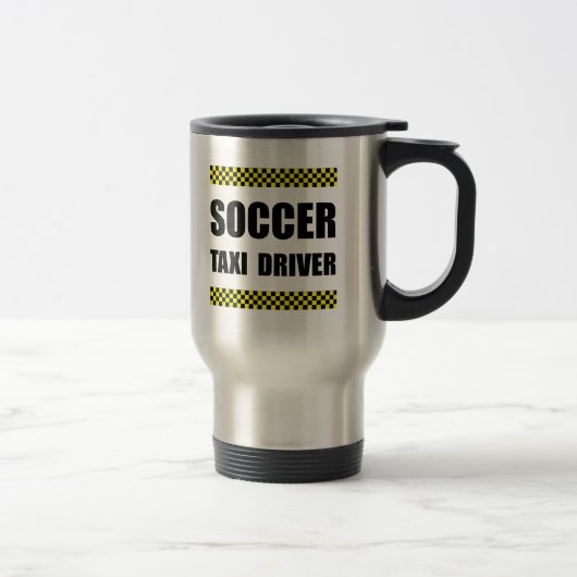 Fußball-Taxi-Fahrer Reisebecher (Rechts)