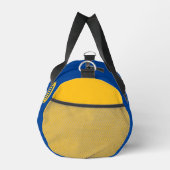 Fußball-Team, Coach, Spieler Blue Gold Personalize Duffle Bag (Rechts)