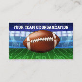 Fußball Team Coach Stadion Thema Visitenkarte (Vorderseite)