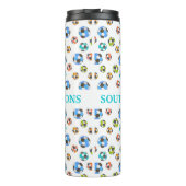 Fußball-Team-Geschenk Thermosbecher (Rückseite)