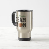 Fußball-Team-Mama-Geschenk-Tasse Reisebecher (Vorderseite Links)