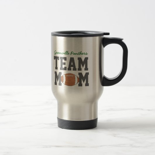 Fußball-Team-Mama-Geschenk-Tasse Reisebecher (Rechts)
