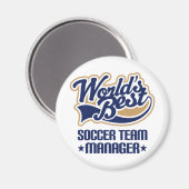 Fußball-Team-Manager-Geschenk Magnet (Vorderseite/Rückseite)