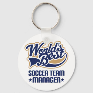 Fußball-Team-Manager-Geschenk Schlüsselanhänger