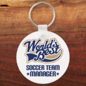 Fußball-Team-Manager-Geschenk Schlüsselanhänger (Vorderseite)
