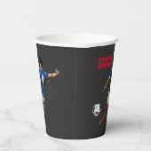Fußball-Team-Papier-Becher Pappbecher (Rechts)
