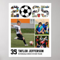 Fußball-Team Senior 2025 Sportfoto Collage