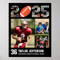 Fußball Team Senior Class of 2025 Sports Collage