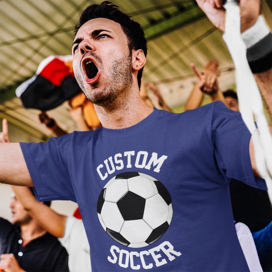 Fußball-Team, Spieler & Jersey-Nummer Männer-T - S T-Shirt