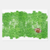 Fußball-Team Sport Rasen Trainer Geschenkpapier Set (Vorderseite 2)