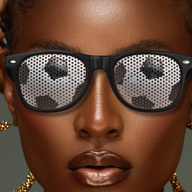 Fußball-Team Sportballball Ball Partybrille (football / soccer ball retro sunglasses)