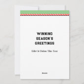 Fußball-Team Weihnachten (Rückseite)